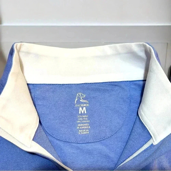NWT | Rhoback Crave | Best sellers | Activity Women’s Q-Zip Blue Pullover (Sz M) - Picture 5 of 12